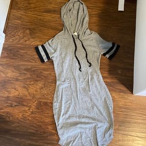 T-shirt Dress With Hoodie!